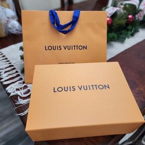 Louis Vuitton gift bag and box
